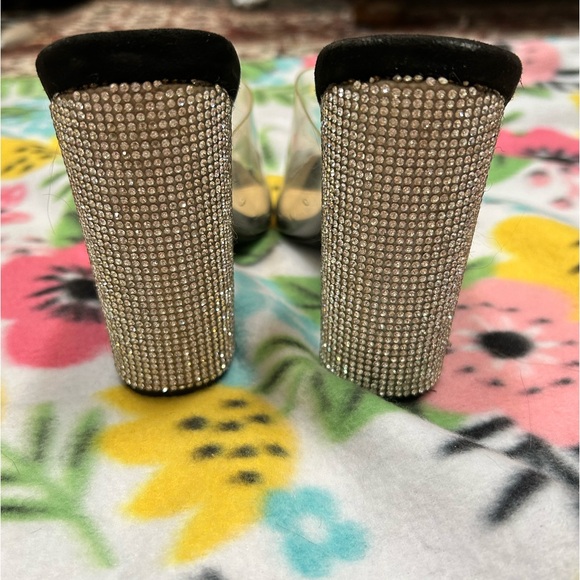 Wild Diva Embellished Rhinestone Heels - Picture 2 of 4